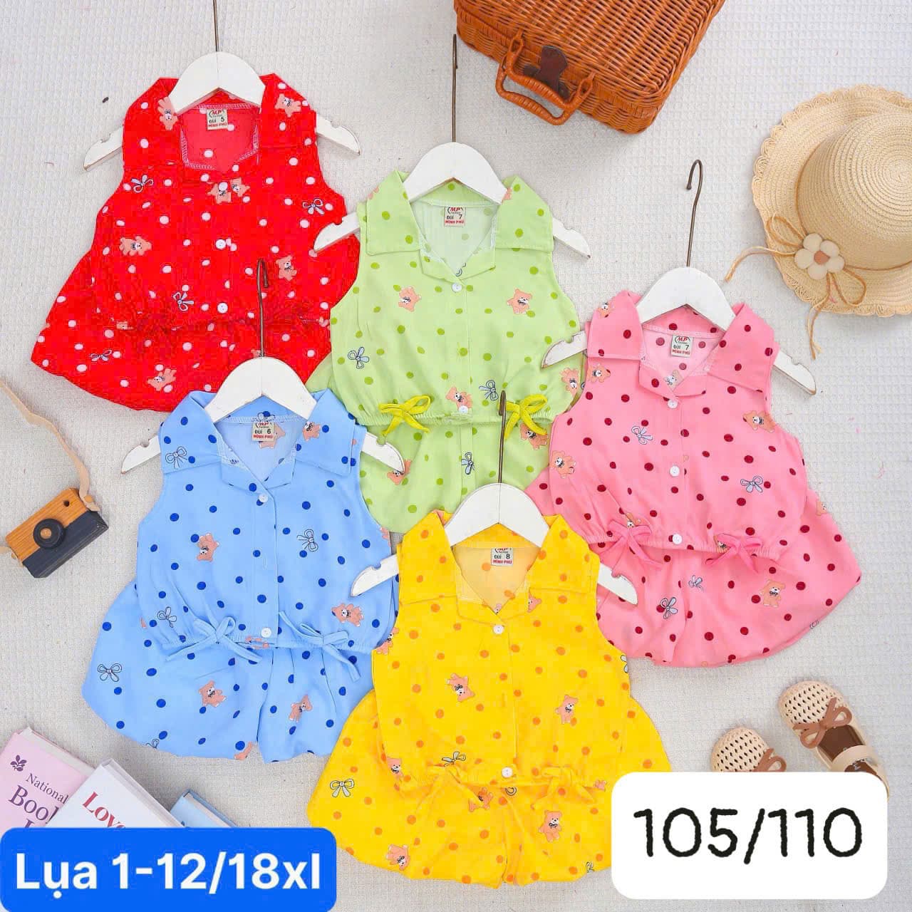 Bộ Thun Cotton Bé Gái Size Đại Cồ 1X - 4X (35kg - 52kg) - Quần áo trẻ em giá sỉ Kho Chị Mỹ