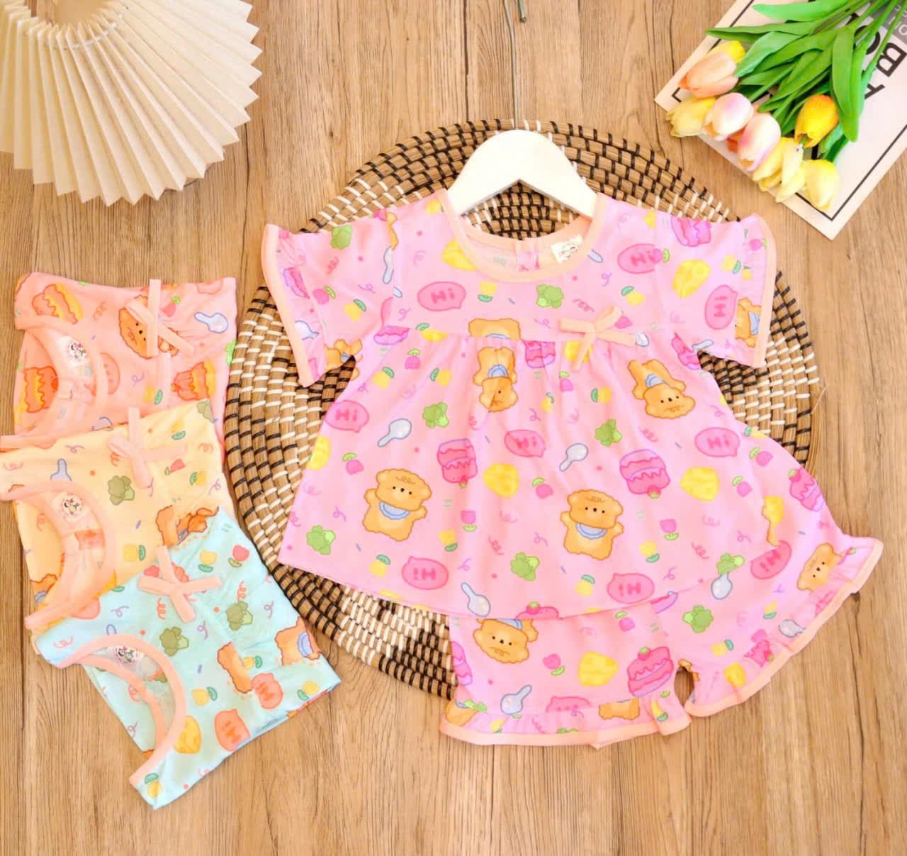 Bộ Đồ Ngủ Pijama Trẻ Em Họa Tiết Kẻ Caro Thời Thượng - Quần áo trẻ em giá sỉ Kho Chị Mỹ