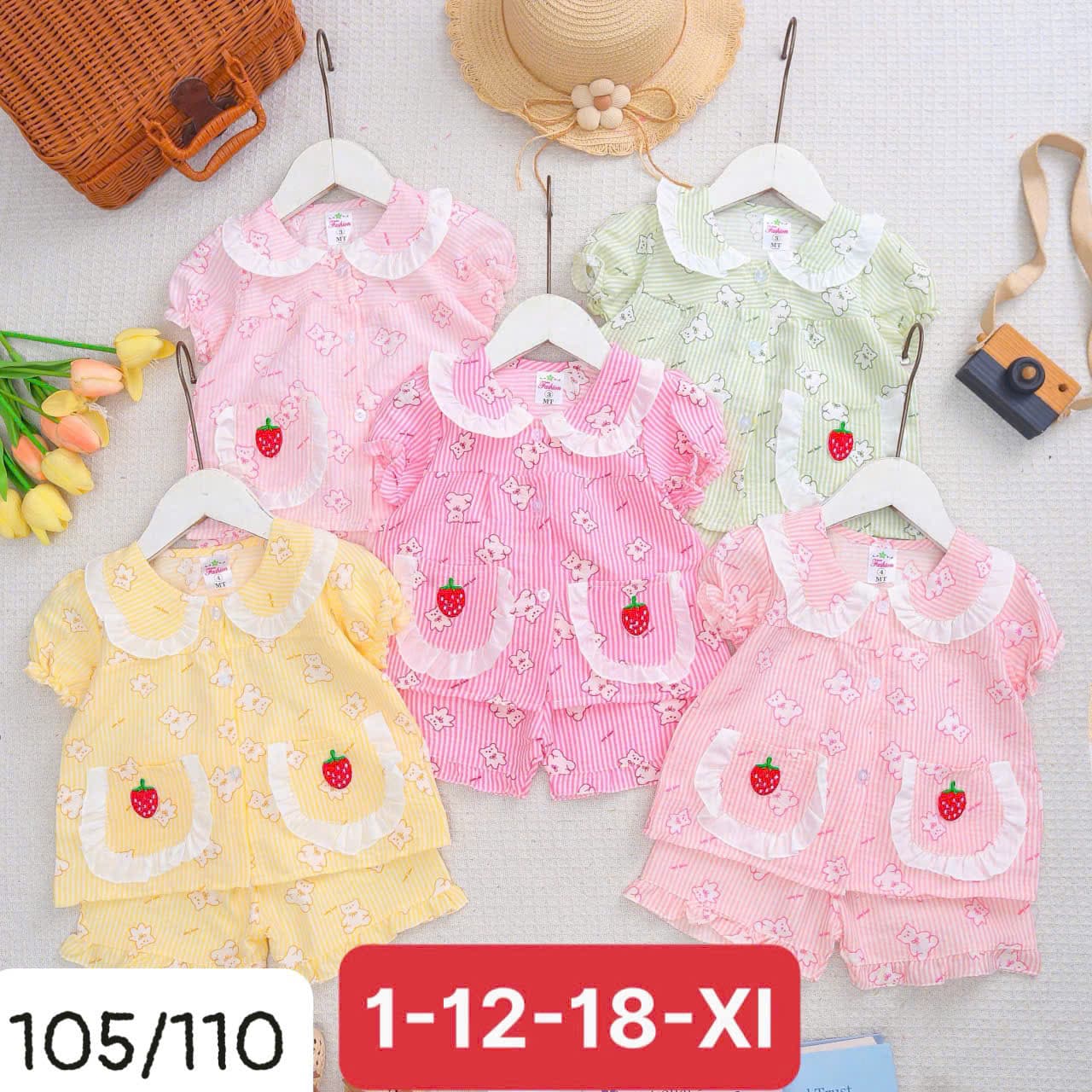 Bộ Thun Lạnh Mặc Nhà Trẻ Em Họa Tiết Đáng Yêu - Quần áo trẻ em giá sỉ Kho Chị Mỹ